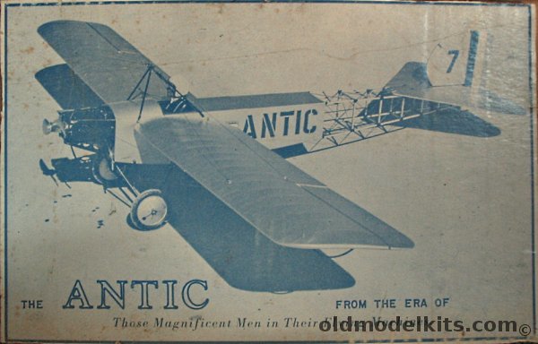 Proctor Antic (1910 Nieuport/1913 Bleriot) - 84 inch Wingspan RC Airplane plastic model kit